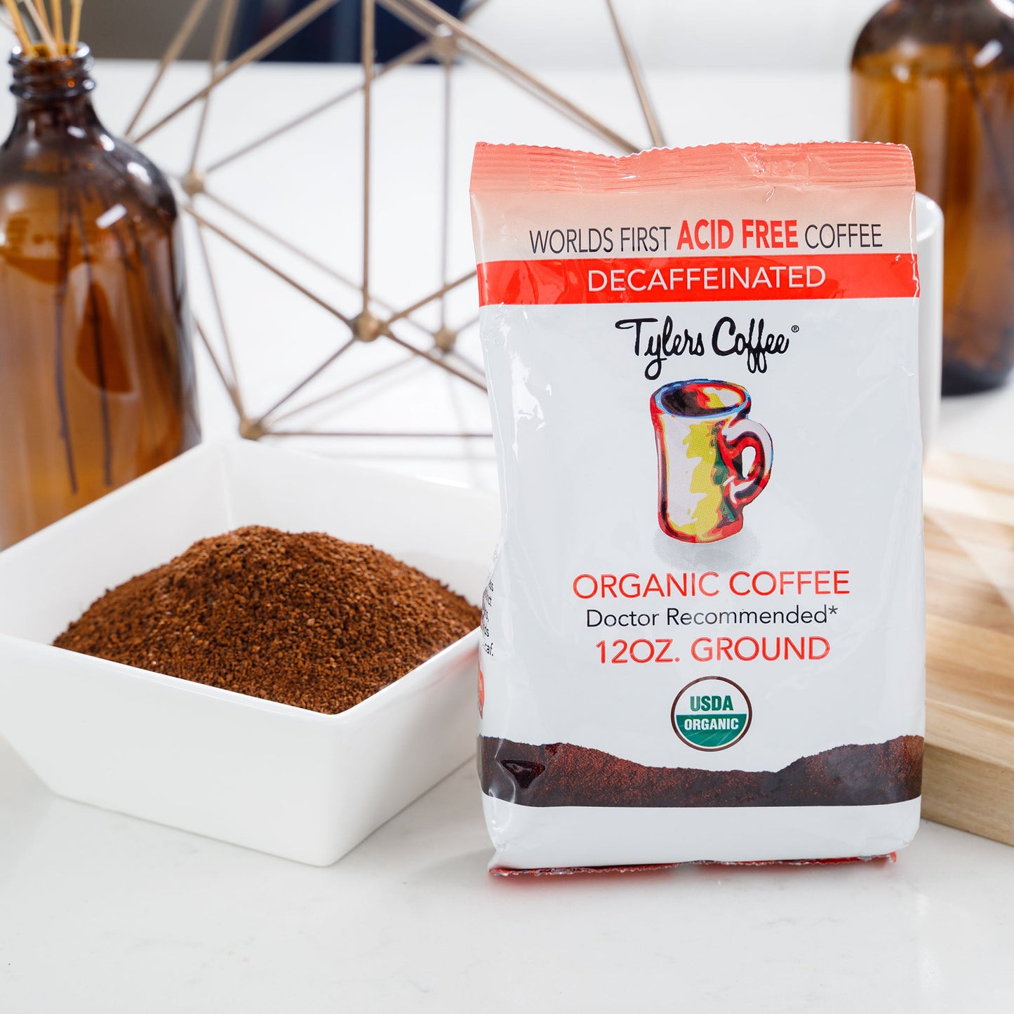 Decaf Ground (12oz Bag)  please allow 2 weeks for delivery